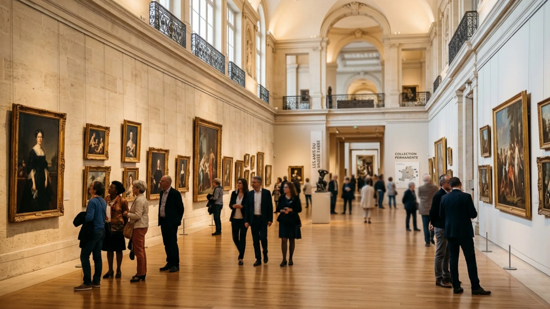 Galeries patrimoniales et œuvres du Musée Fabre soutenues par l'association
