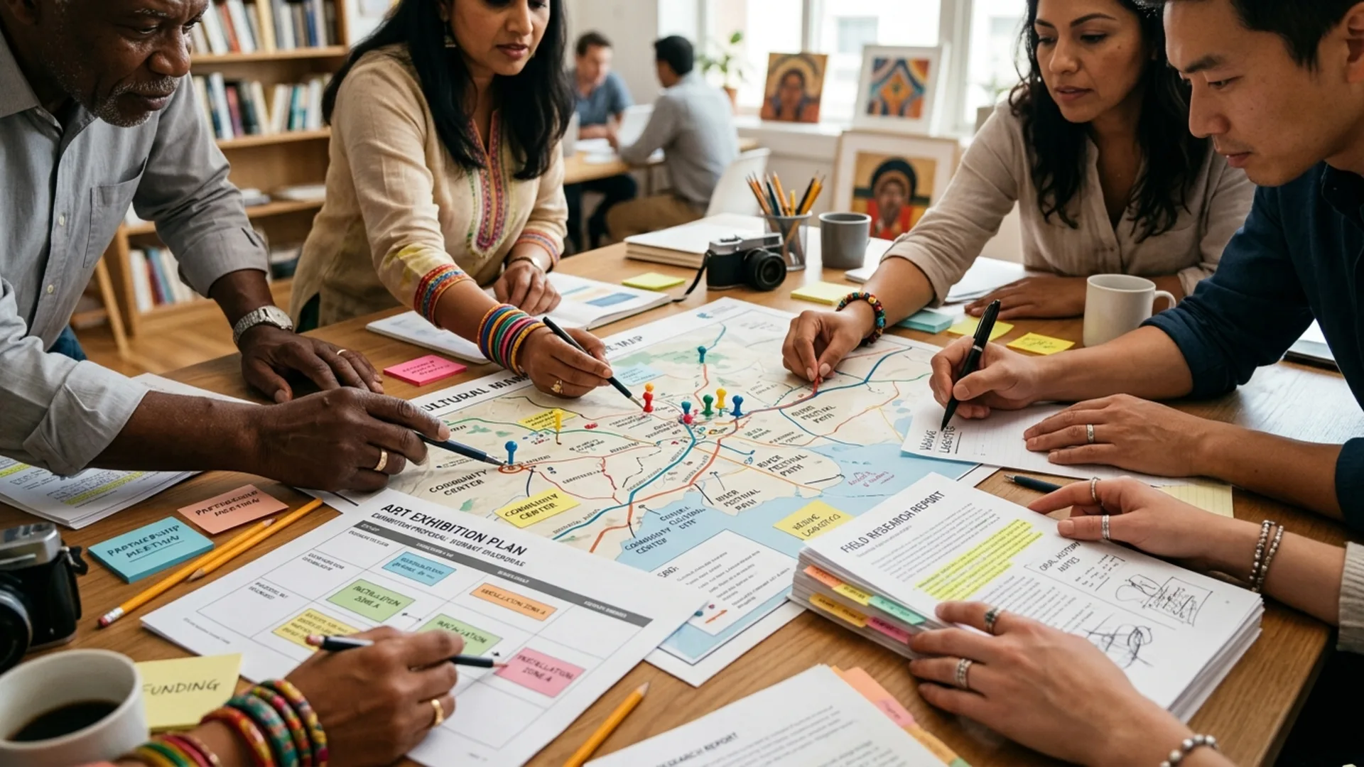 Membres du conseil travaillant sur les dossiers d'acquisitions